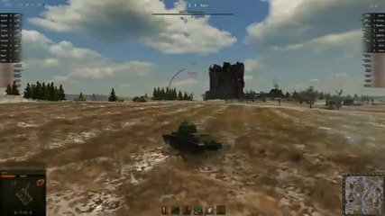 World of Tanks T-34 gameplay