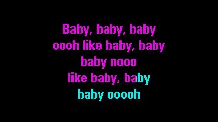 karaoke - Baby - Bieber Justin
