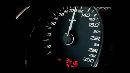 280 km/h en Audi S8 (option Auto)