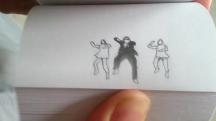 Psy - Gangnam Style (flipbook animation)