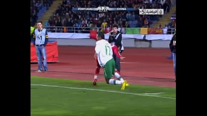03.03.2010 Португалия 2 - 0 Китай Нани показва умения