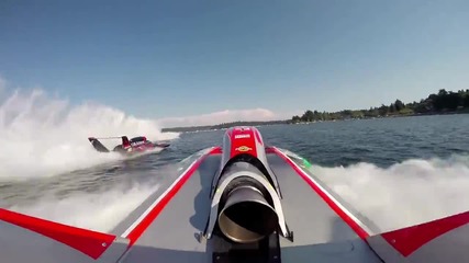 Gopro камера на борда на свръх бърза лодка !