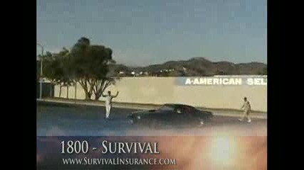 Survival Insurance - Пазарува си човека с мотора в магазина :d