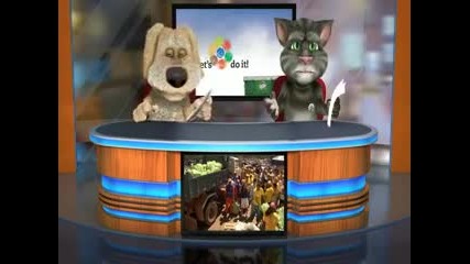 Talking Tom and Ben News_ World Cleanup 2012
