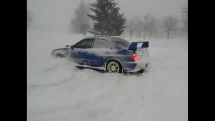 Subaru Impreza-снегорин без гребло