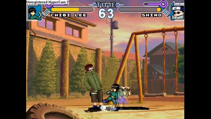 Naruto M.u.g.e.n Lee Vs Shino 