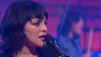 Norah Jones - Happy Pills (live on Letterman)