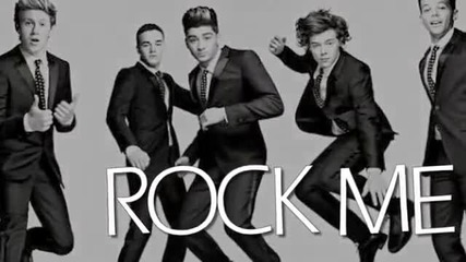 One Direction - Rock Me - Lyrics On Screen