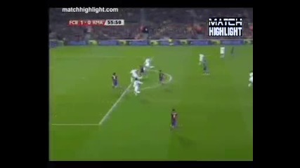 barcelona - real madrid *29.11.09* gol na zlatan ibrahimovic 