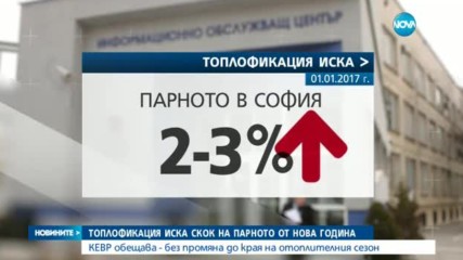 "Топлофикация" - София иска поскъпване на парното, от КЕВР не са съгласни
