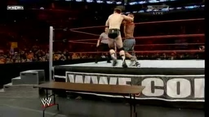 Wwe T L C Sheamus vs. John Cena Part 1( Tables Match) 