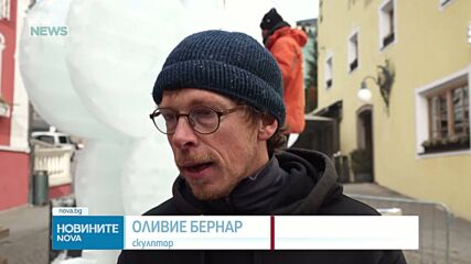 Откриха галерия от ледени скулптури, вдъхновена от Олимпиадата в Милано