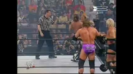 Wwe Backlash 2003 - Hbk Shawn Michaels & Kevin Nash & Booker T vs Chris Jericho & Triple H & Ric Fla