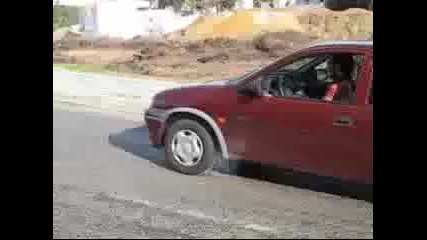 Corsa B burnout 