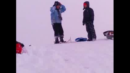 идиот със ски