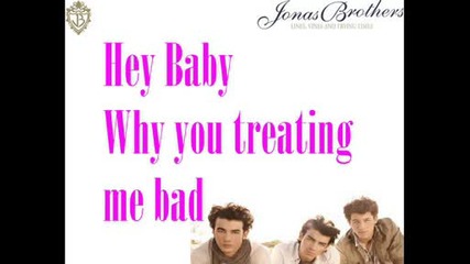 Jonas Brothers - Hey Baby (lyrics + бг превод)