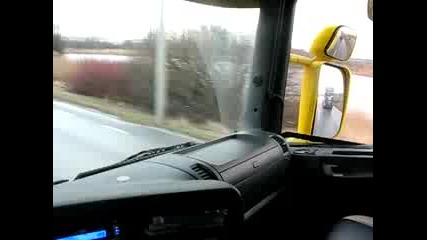 Отново Scania R500 срещу 164-580