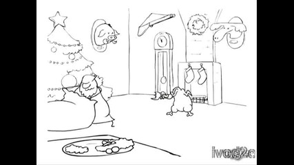 Дядо Коледа и пилето - Битка на Коледа - Руска Анимация 