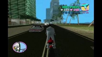 Каране на мотор на предна гума-gta vice city