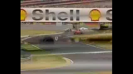 Michael Schumacher Pushing Hard - Hungary 1998