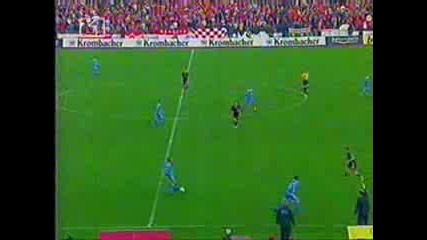 Cska - Leverkusen 1 - 0 Гол на Murad Hidiuad 