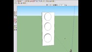 Как да си направим 3d светофар с програмата Google Sketch up 8
