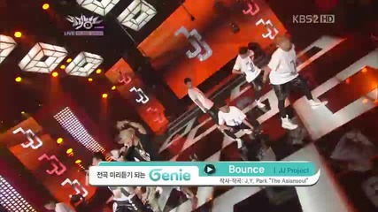 Jj Project - Bounce @ Music Bank (15.06.2012)