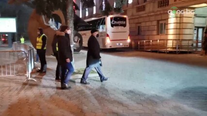 Михаил Касабов пристигна на "Васил Левски"