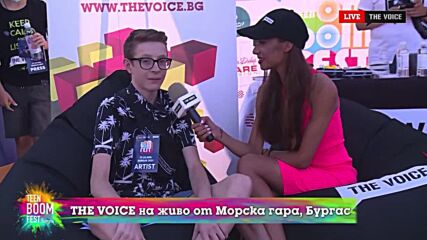 THE VOICE LIVE от TEEN BOOM FEST 2021: Ева и Justboomy на живо от бекстейджа (21/08/2021) [13]