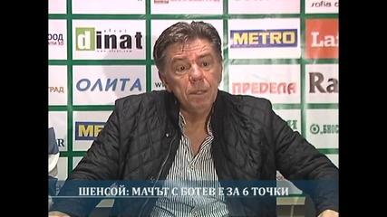 Нанджи Шенсой: Мачът с Ботев е за 6 точки