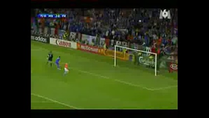 Euro 2008 Holland Vs. Italia 3 - 0 Goals