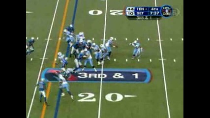 NFL Седмица 13 Tennessee Titans Vs Detroit Lions