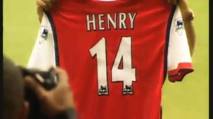 Thierry Henry - Arsenal Number 14 Legend
