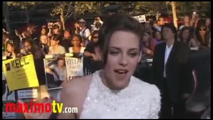 Kristen Stewart Advise on Young Girls Body Image at Eclipse Premiere 