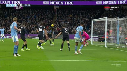 Manchester City with a Goal vs. Burnley FC