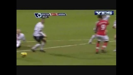 Гол на Фабрегас Болтън 0 - 1 Арсенал