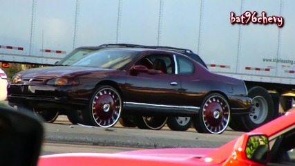 Candy Brandywine Chevy Monte Carlo on 26 Dub Opera Floaters - 1080p