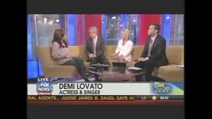 Demi Lovato On Fox And Friends 8 - 18 - 2010