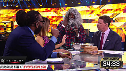 R-Truth gets ready for the Gold Rush: WWE Clash of Champions Kickoff Show (WWE Network Exclusive)