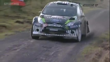 Кен Блок голям скок Wrc 2011 Уелс Рали Gb Power Stage