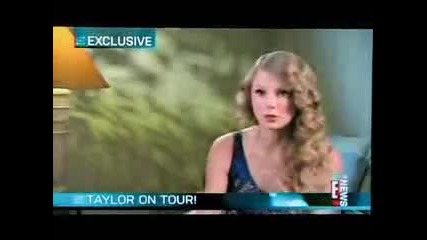 Тейлър С. говори за турнето си пред E!news