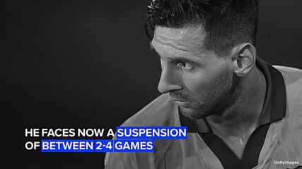 Messi sees a red card for the first time in Barcelona