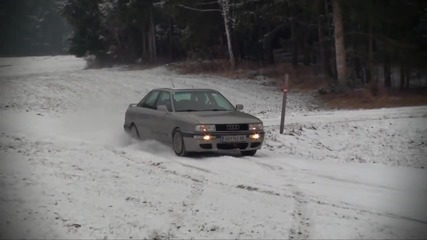 Audi 90 Quattro Drifting
