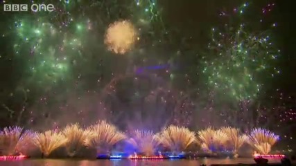 london Fireworks on New Year's Day 2011 - New Year Live - Bbc One