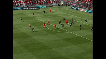 Bayern Miunchen - Liverpool goal M.gomez ( Fifa 12 )