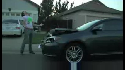 Anthony Wrecked His Car