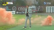 Атмосферата по време на Локомотив София - Славия