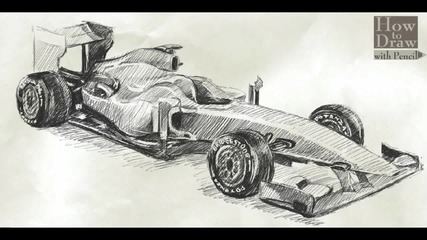 Как да нарисуваме Formula 1 Ferrari F60 