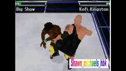 Smackdown vs Raw 2010 nds Big Show Vs Kofi Kingston Ambulance Match 
