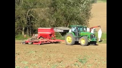 John Deere 8200 a Horsch pronto